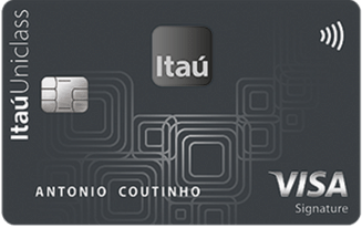 Cartão Itaú Uniclass Visa Signature limite alto