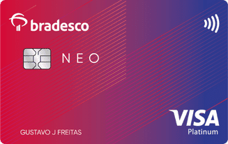 Cartão de crédito limite alto Bradesco NEO Visa Platinum