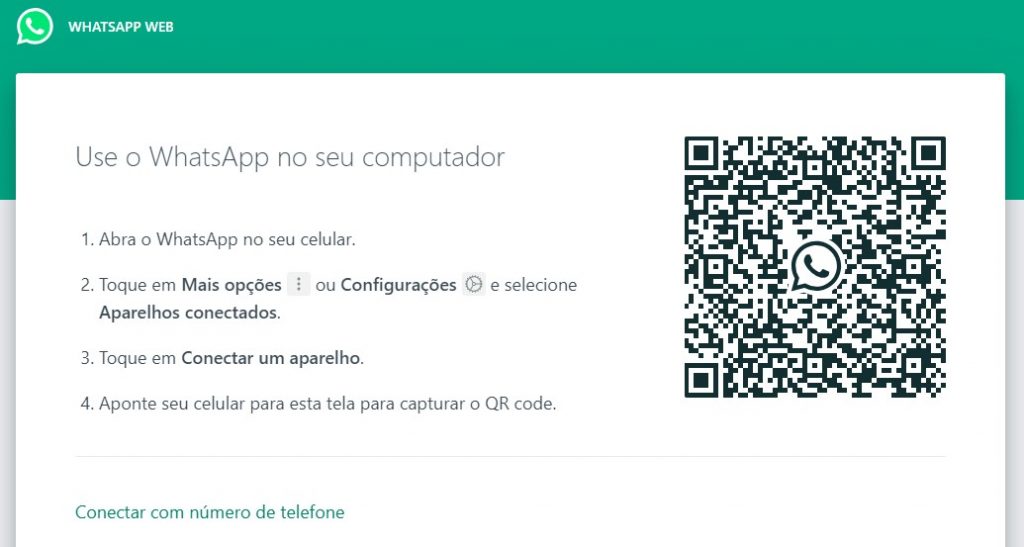 Web WhatsApp como escaner QR Code