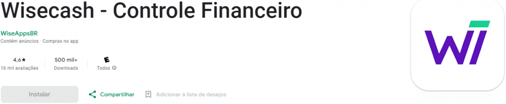 App de controle financeiro