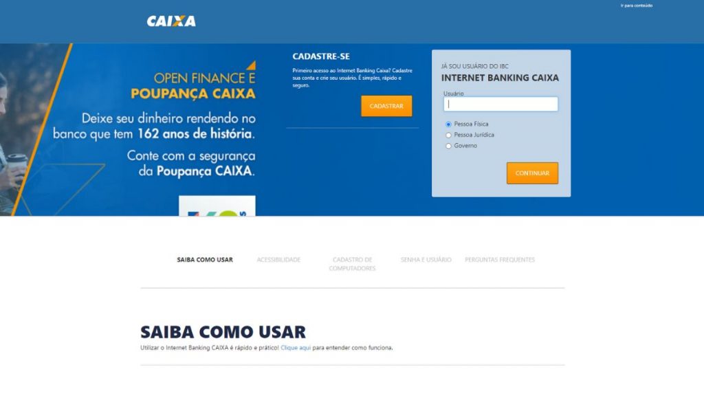 internet Banking Caixa
